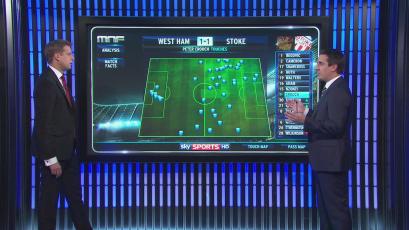 Gary Neville shows off his massive iPad.